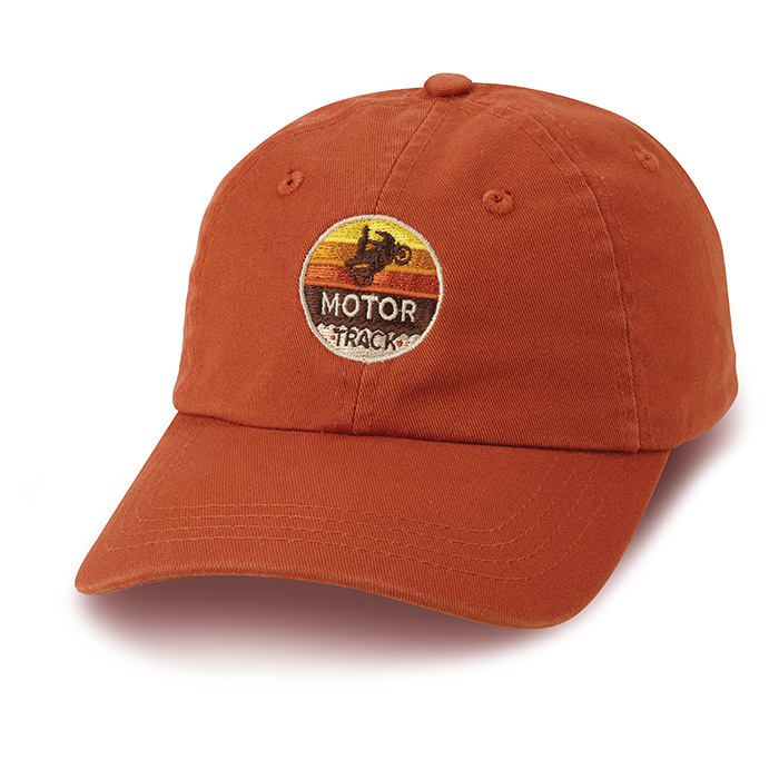 Motor Track Orange Custom Cap